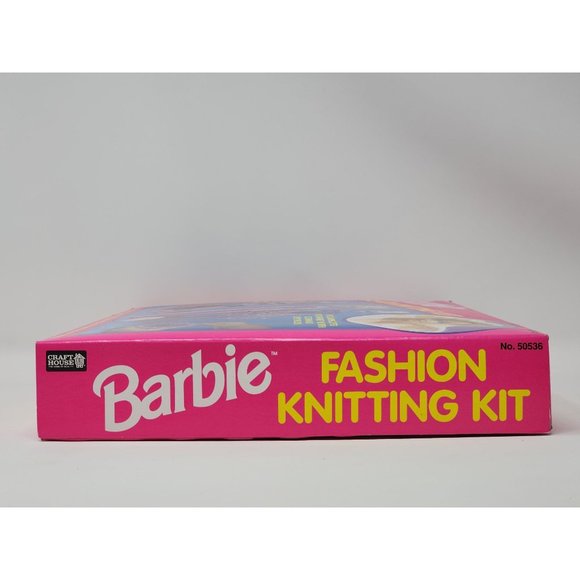 Brand New Vintage Barbie Fashion Knitting Kit With Glitter Yarn #50536‎ 1993 - Picture 5 of 12